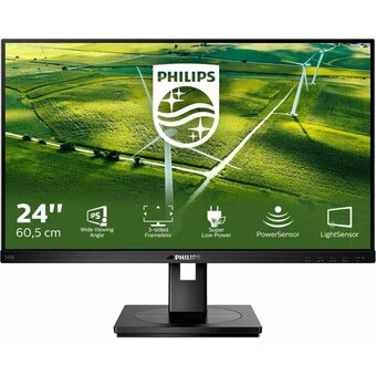  Монитор PHILIPS 242B1G черный 