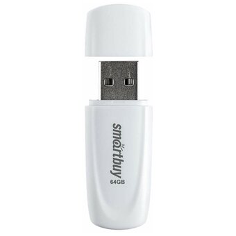  USB-флешка SMARTBUY Scout (SB064GB2SCW) UFD 2.0 064GB White 