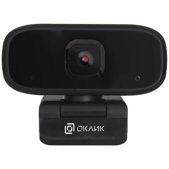  Web-камера OKLICK OK-C015HD черный 1Mpix (1280x720) USB2.0 с микрофоном 