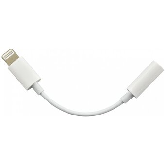  Аудио-кабель Apple A1749 (190198001795) Lightning to 3.5 mm jack (белый) 
