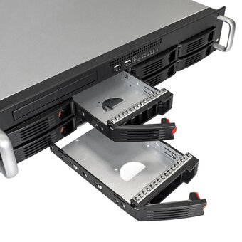  Корпус ExeGate Pro 2U550-HS08 EX293178RUS RM 19", высота 2U, глубина 550, БП 1U-900ADS, 8xHotSwap, USB 