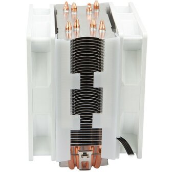  Кулер Alseye S120D-W Universal, TDP 135W, 2x120Fan, 4 heat pipe, White, PWM, RTL 