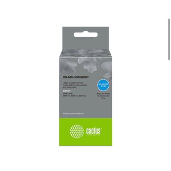  Картридж Cactus (CS-MC-500595WT) ленточный черный для Brady BMP-41/BMP-51/BMP-53-PC-Linked 