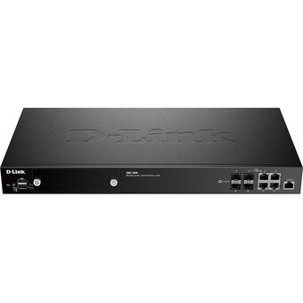  Коммутатор D-Link DWC-2000/A2A, with 4 ports 100/1000Base-T/combo-SFP, manage up to 64/256 Unified APs. 4x 10/100/1000 BASE-T GE/SFP 