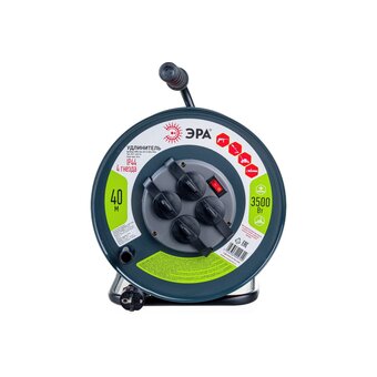  Удлинитель ЭРА RMx-4es-3x1.5-40m-IP44 (Б0046851) 4 розетки 40м 16А 