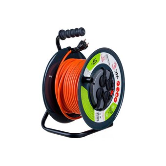  Удлинитель ЭРА RMx-4es-3x1.5-40m-IP44 (Б0046851) 4 розетки 40м 16А 