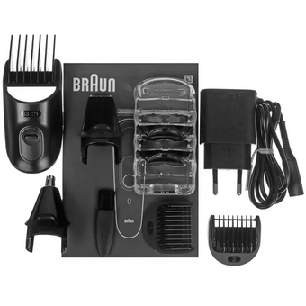  Триммер для волос BRAUN MGK5360 BLK/GR 