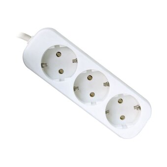  Удлинитель Defender E318 (99221) 1.8 м, 3 розетки, белый 