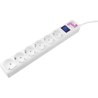  Сетевой фильтр Power Cube Pro (SPG6-А2) 5 метров, 6 розеток, белый 