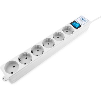  Сетевой фильтр Power Cube (SPL(5+1)-16B-P-3М-White) 3м 6 розеток белый 