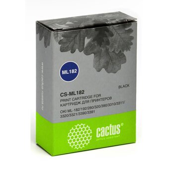  Картридж Cactus CS-ML182 матричный черный для Oki ML-182/192/280/320/390 