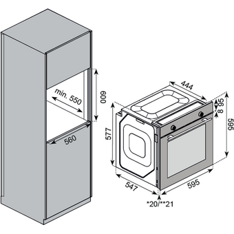  Духовой шкаф Kuppersberg HF 608 W 