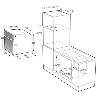  Духовой шкаф Gorenje BO6725E02ABG 