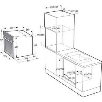  Духовой шкаф Gorenje BOS6737E09WG 