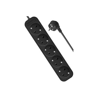  Удлинитель Defender M550 (99331) 5.0 м, 5 розеток, черный 