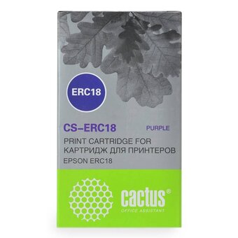  Картридж Cactus CS-ERC18 матричный фиолетовый для Epson ERC 18/ER4615-R 