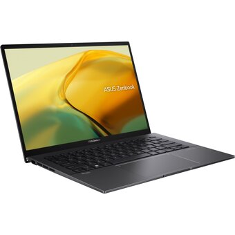  Ноутбук Asus Zenbook 14 UM3402YA-KP601 (90NB0W95-M010Z0) Ryzen 5 7530U 16Gb SSD512Gb AMD Radeon 14" IPS WQXGA (2560x1600) noOS black 