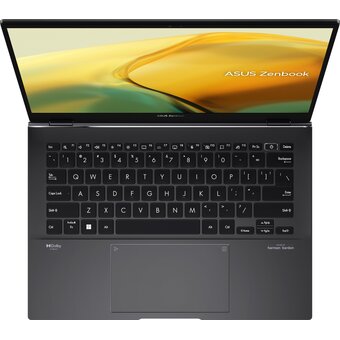  Ноутбук Asus Zenbook 14 UM3402YA-KP601 (90NB0W95-M010Z0) Ryzen 5 7530U 16Gb SSD512Gb AMD Radeon 14" IPS WQXGA (2560x1600) noOS black 