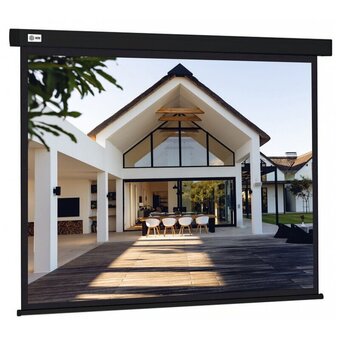 Экран Cactus CS-PSW-180X180-BK Wallscreen настенно-потолочный рулонный черный 