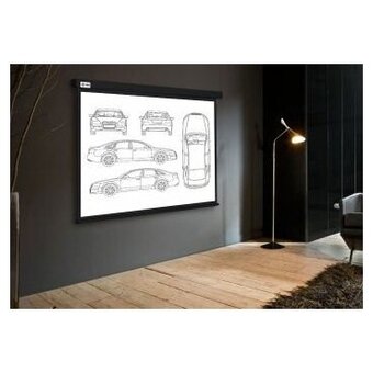  Экран Cactus CS-PSW-213X213-BK Wallscreen настенно-потолочный рулонный черный 