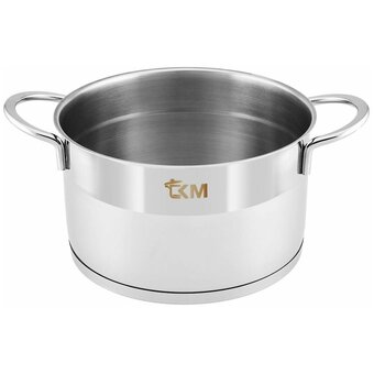  Кастрюля KM METAL Chef KM 1233 со стеклянной крышкой 3,7л 