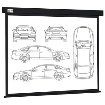  Экран Cactus CS-PSW-213X213-BK Wallscreen настенно-потолочный рулонный черный 