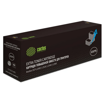  Картридж Cactus TN-2375X (CS-TN2375-MPS) черный лазерный (10400стр.) для Brother DCP L2500/L2520/L2540/L2560 