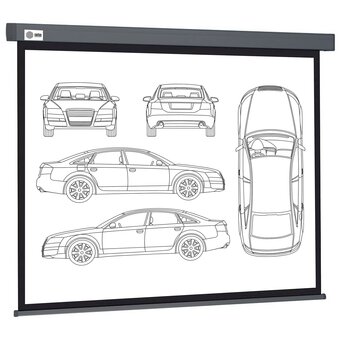  Экран Cactus CS-PSW-168X299-SG Wallscreen настенно-потолочный рулонный серый 