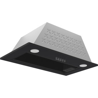  Вытяжка Weissgauff Leaf 600 PB Full Black Enamel 