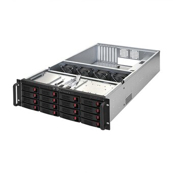  Корпус ExeGate Pro 3U660-HS16 EX281300RUS RM 19", высота 3U, глубина 660, БП 2U-600ADS,16xHotSwap, USB 