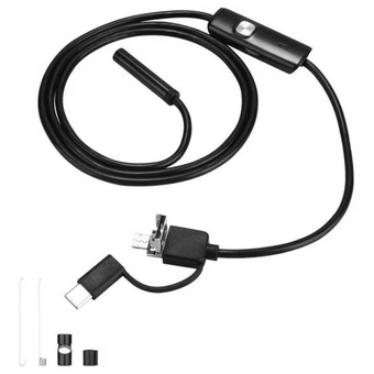  Водонепроницаемый эндоскоп DEKO WEC-1 (065-0153) 1м (Micro USB, USB, Type-C) 