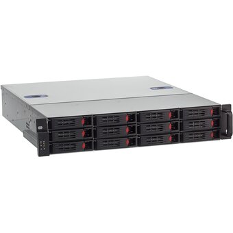  Корпус ExeGate Pro 2U550-HS12 EX281294RUS RM 19", высота 2U, глубина 550, БП 1U-500ADS,12xHotSwap, USB 