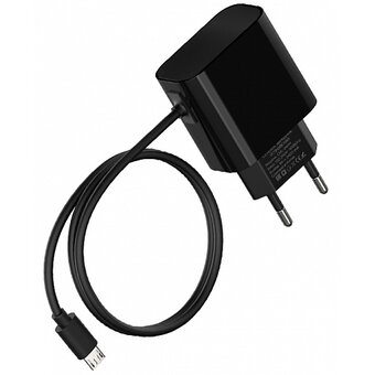  СЗУ Maxvi CHL-240M 2.4A, with microUSB cable, black 