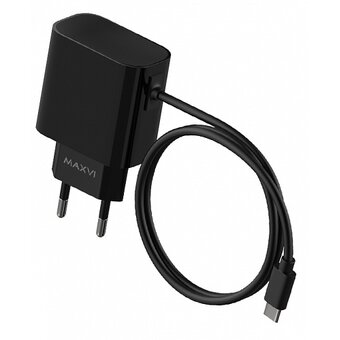  СЗУ Maxvi CHL-240T 2.4A, with Type-C cable, black 