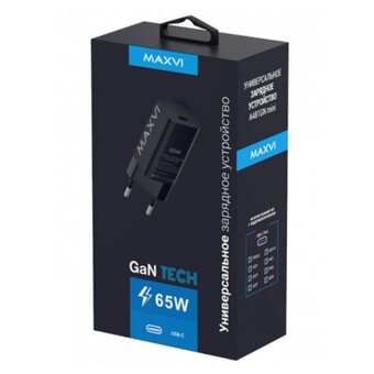  СЗУ Maxvi A481GN mini 65W, USB-C, black 