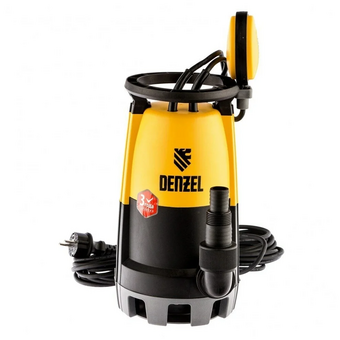  Дренажный насос Denzel DP-450S, напор 6м, 12000л/ч 97267 
