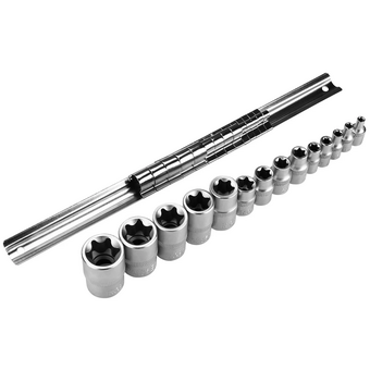  Набор универсальных головок DEKO DKSS13-1 ( 065-0328) 1/4", 3/8", 1/2" (4-24мм, 14 предметов) 