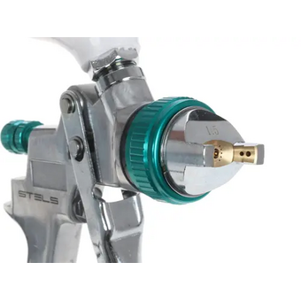  Краскопульт STELS ag 801 hvlp 57360 гравитационный сопло 1.5мм и 1.8мм 