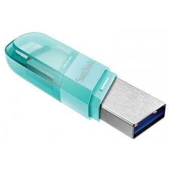  USB-флешка SanDisk iXpand Flip (SDIX90N-128G-GN6NJ) 128GB USB3.1/Lightning Ice Mint 