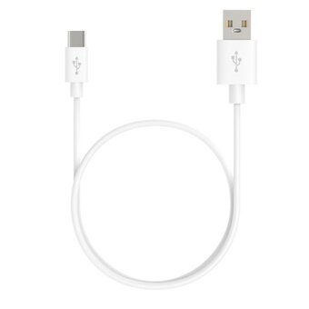  Кабель Maxvi MC-02 white USB-A-Type-C 