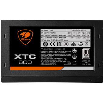 Блок питания Cougar XTC 600 Bulk 