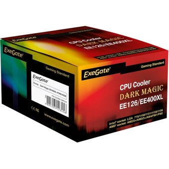  Вентилятор Exegate EX286158RUS Dark Magic EE400XL-PWM.RGB 