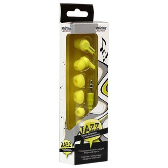 Наушники Smartbuy SBE-760 Jazz желтый   Наушники Smartbuy SBE-760 Jazz желтый