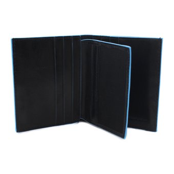  Чехол для кредитных карт Piquadro Blue Square PP1518B2/N черный натур.кожа 