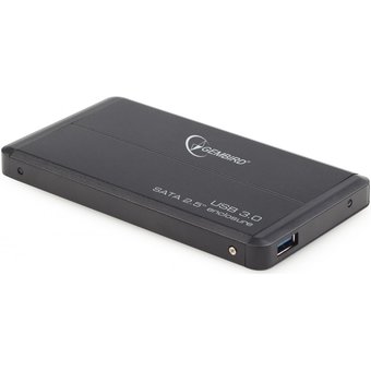  Карман для HDD 2.5" Gembird EE2-U3S-5, черный, USB 3.0, SATA, металл 