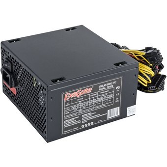  Блок питания Exegate EX221638RUS 500NPXE(+PFC), ATX, black, 12cm fan, 24+4pin, 6pin PCI-E, 3xSATA 