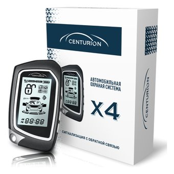  Автосигнализация Centurion X4 с обратной связью брелок с ЖК дисплеем 