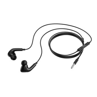  Наушники HOCO M101 Pro Crystal sound wire-controlled earphones with microphone (черный) 