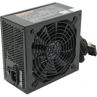  Блок питания Exegate EX221642RUS-S 600PPX RTL, ATX, SC, black, APFC, 14cm, 24p+(4+4)p, PCI-E, 5SATA, 3IDE, FDD + кабель 220V с защитой от выдергивания 