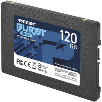  SSD Patriot SATA III 120Gb PBE120GS25SSDR Burst Elite 2.5" 